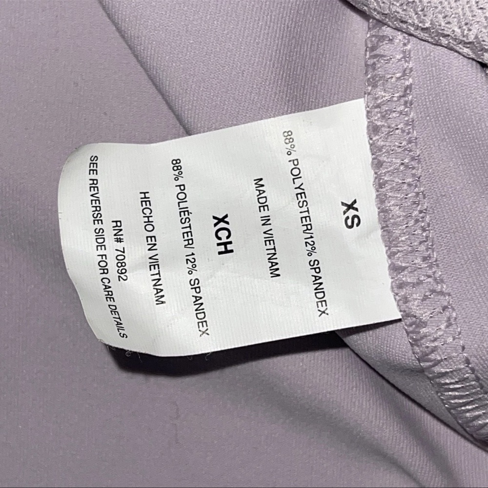 Apana XS Athletic Full Zip Jacket Violet Athleisure Loungewear Sport Gym Workout - Picture 5 of 6